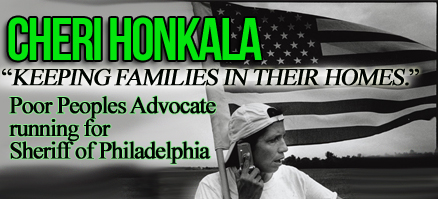 A Honkala For Sheriff banner